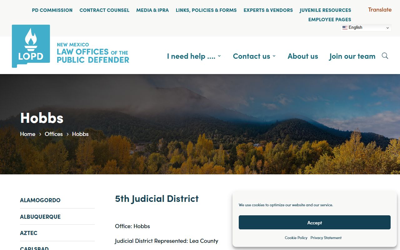 Lea County criminal court records Hobbs public defender office