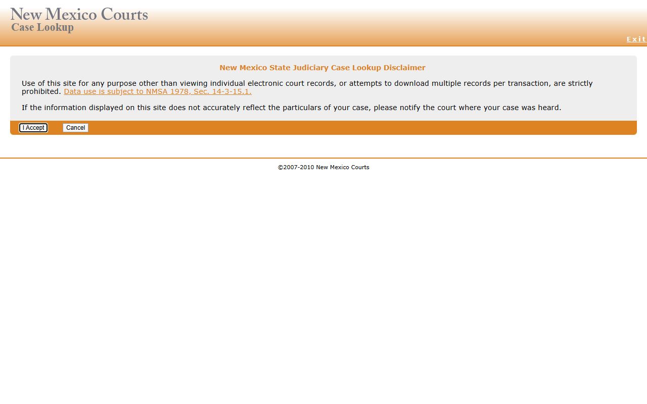 Lea County court records Case Lookup search fields